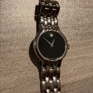 Authentic classic stainless steel movado